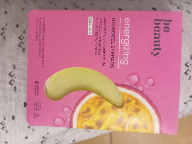 BeBeauty Płatki pod oczy, Hydrożelowe, Energizing, Passion Fruit & Niacinamide