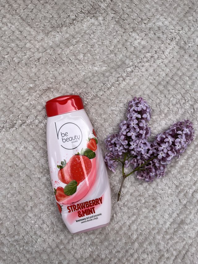 BeBeauty Care, Żel pod prysznic, Kremowy, Truskawka i mięta