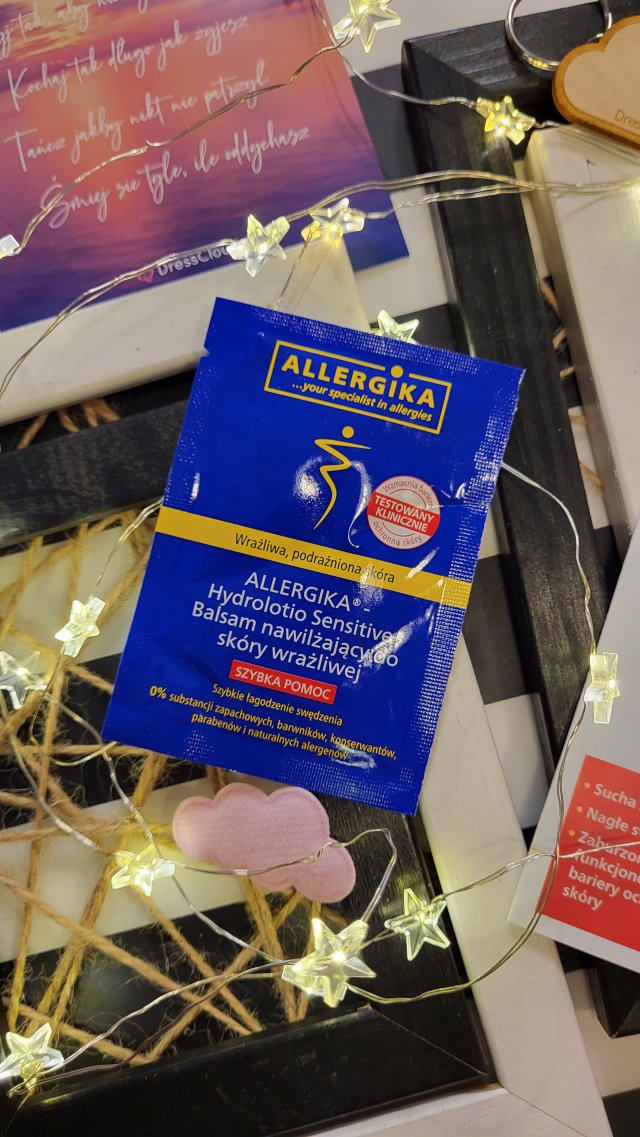 Allergika Balsam do ciała, Hydrolotio Sensitive, Nawilżający, Do skóry wrażliwej, Szybka pomoc