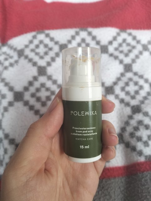 Polemika Krem pod oczy, Przeciwstarzeniowy, Z efektem rozświetlenia, Matcha Care