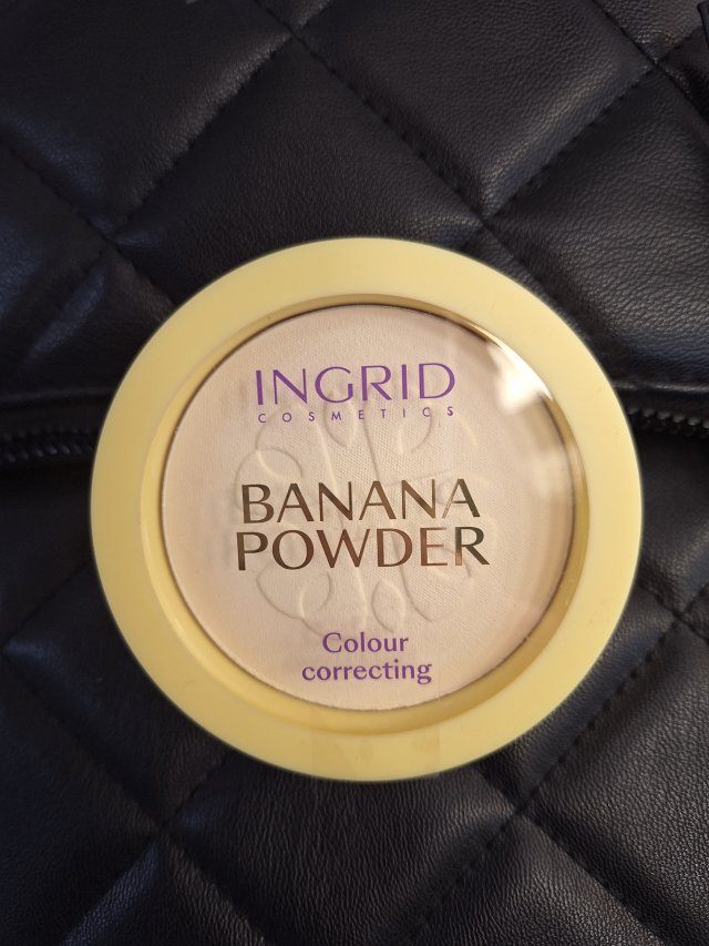Ingrid Banana Powder, Colour Correcting, Puder do twarzy, Bananowy