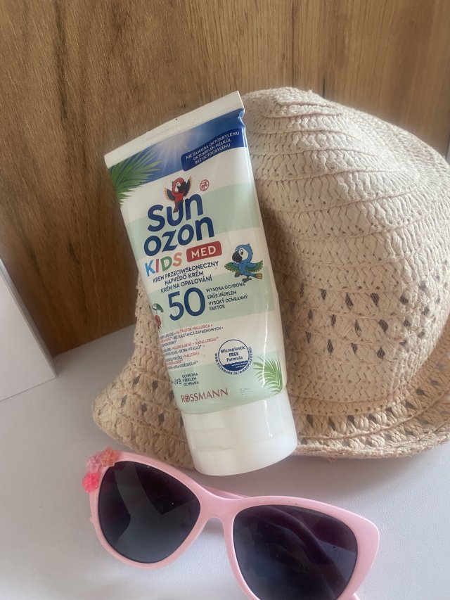 SunOzon kids, Krem przeciwsłoneczny SPF 50, Wysoka ochrona