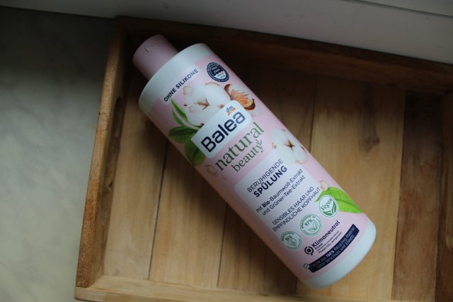 Balea Odżywka do włosów, Natural Beauty, Ekstrakt z organicznej bawełny i ekstrakt z zielonej herbaty