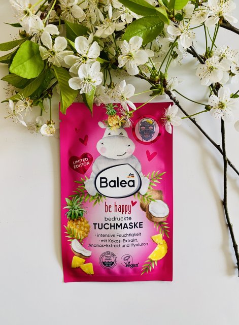Balea Maseczka do twarzy w płacie, Be Happy