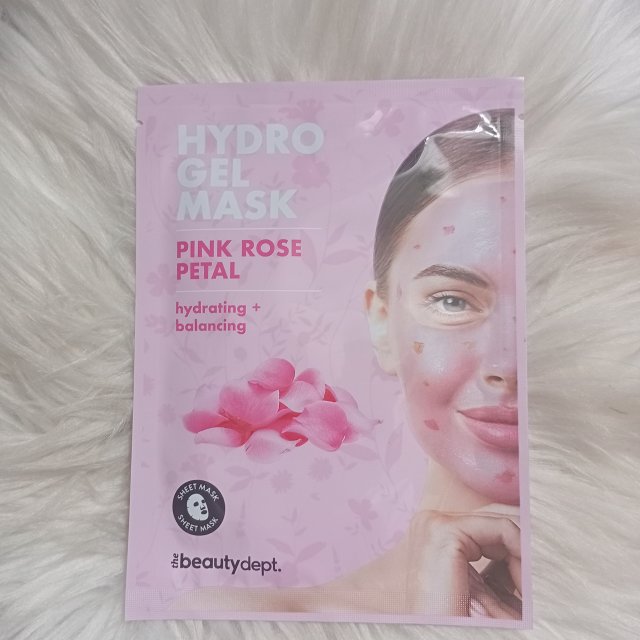 The Beauty Dept. Maseczka do twarzy w płacie, Hydrogel Mask, Pink Rose Petal, Hydrating + Balancing