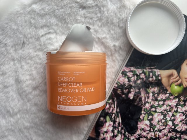 Neogen Dermalogy Płatki do demakijażu, Carrot Deep Clear Remover Oil Pad