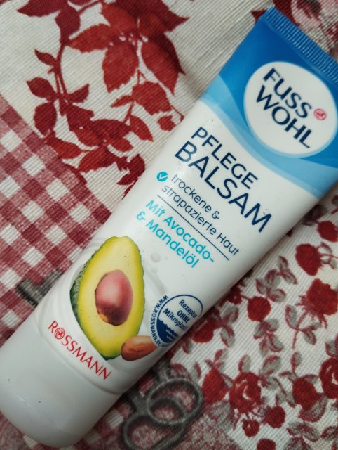 Fusswohl Krem do stóp, Pflege Balsam, Awokado i olej migdałowy