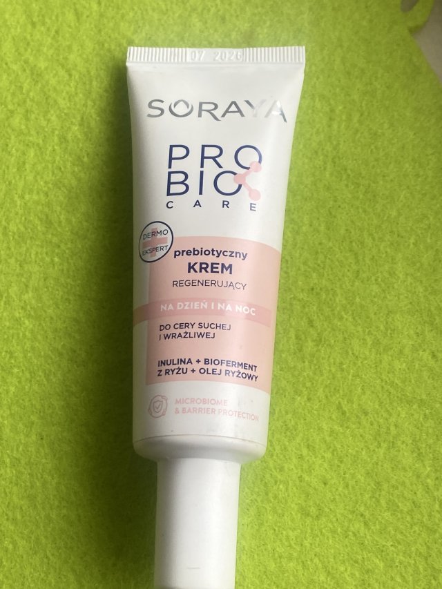 Soraya prebiotyczny krem regenerujący na dzień i noc, do cery suchej i wrażliwej