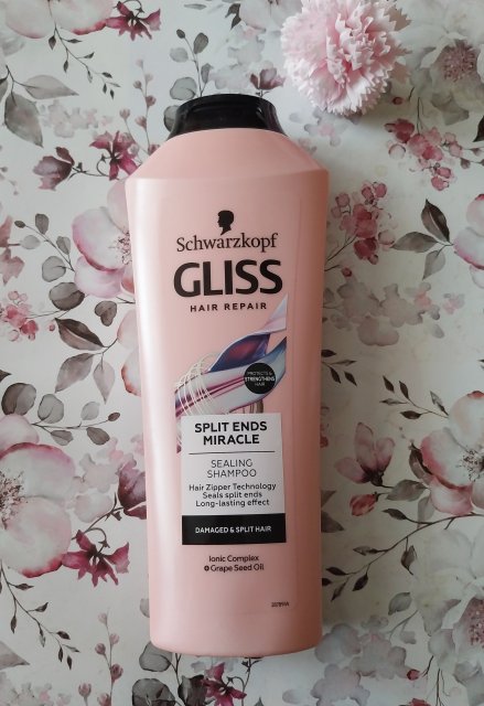 Schwarzkopf Gliss, Split Ends Miracle, Szampon do włosów, Z kompleksem jonowym i olejem z pestek winogron