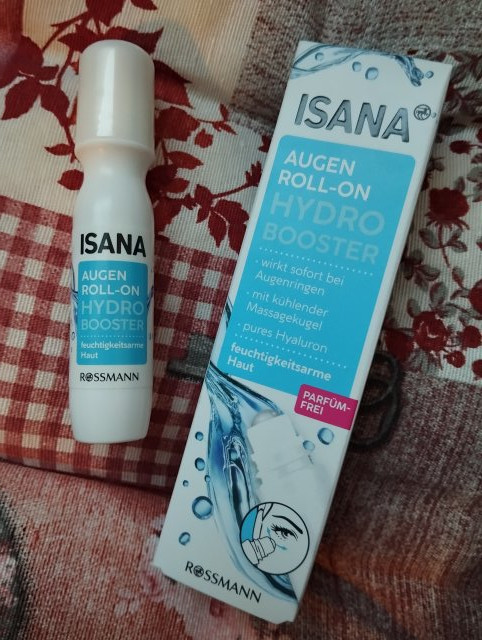 Isana Żel pod oczy, Hydro Booster, Z kwasem hialuronowym i kofeiną