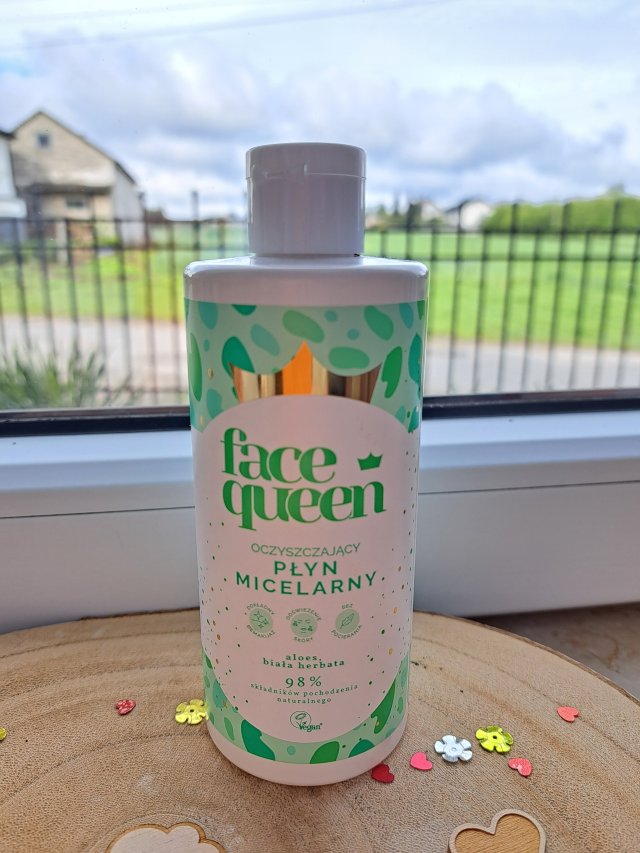 Face Queen Płyn micelarny, Oczyszczający, Aloes i biała herbata 