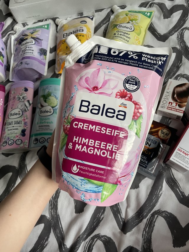 Balea Mydło w płynie, Himbeere & Magnolie, Malina i magnolia