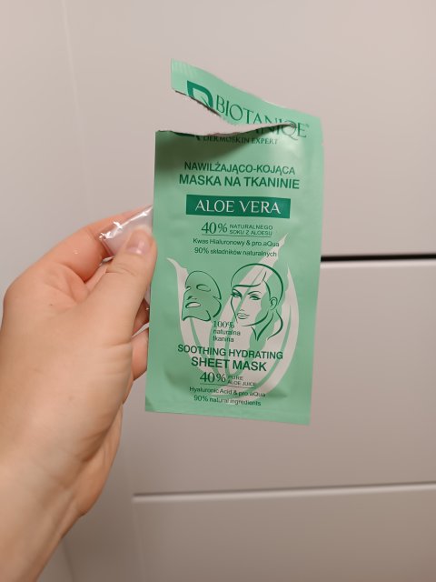 Aloe vera maska nawilżająca 