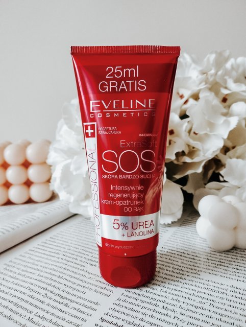 Eveline Extra soft, SOS, Krem-opatrunek do rąk, Regenerujący