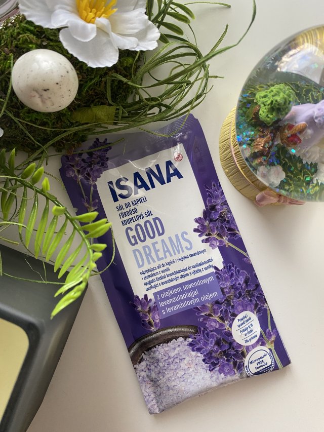 Isana Sól do kąpieli, Good Dreams, Olejek lawendowy i ekstrakt z wanilii