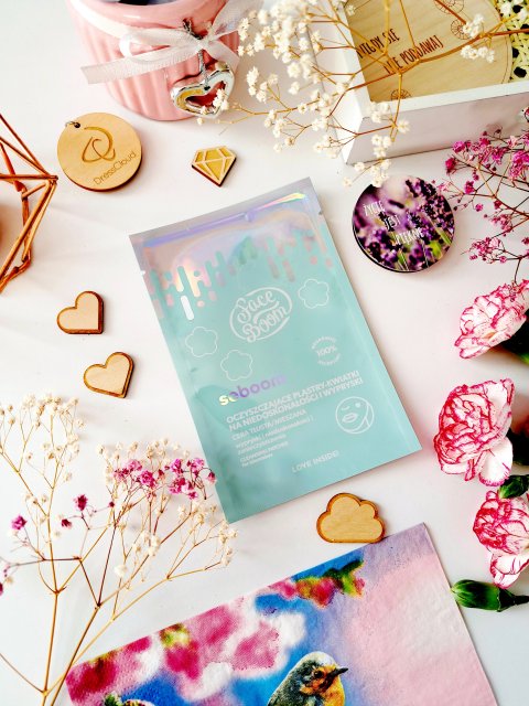 FaceBoom Plastry-kwiatki na niedoskonałości, Seboom, Oczyszczające, Cera tłusta/mieszana