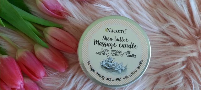 Nacomi balsam w świecy o zapachu pomarańczy i wanilii