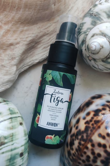 Anwen Serum do zabezpieczania końcówek włosów, Silikonowe, Zielona Figa