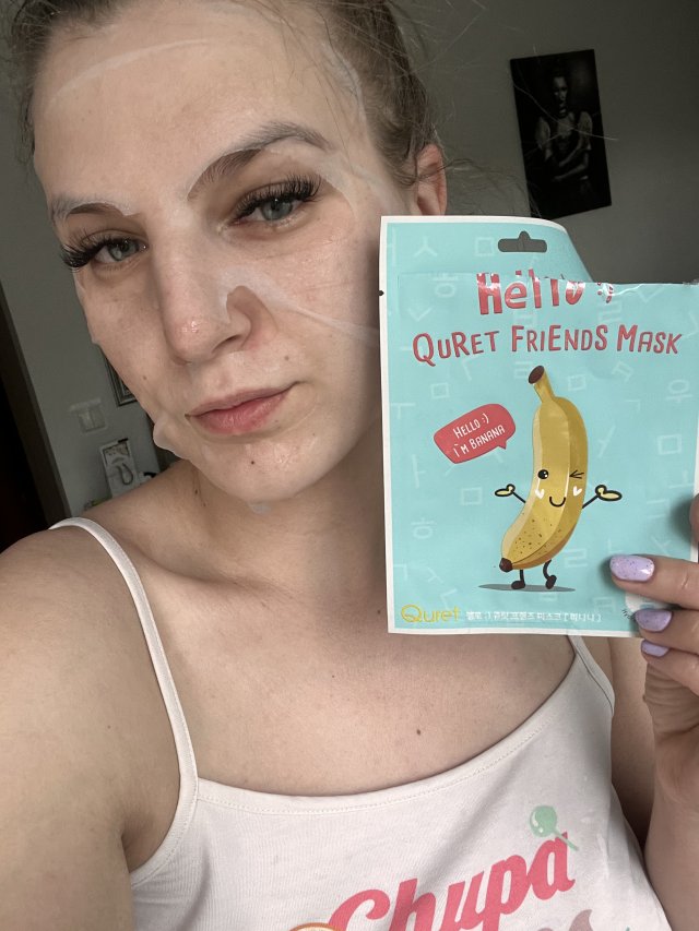 Bananowa maseczka koreańska 