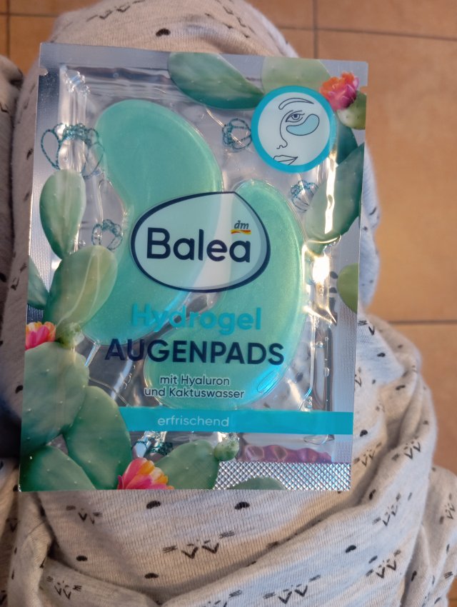 Balea Płatki pod oczy, Hydrożelowe, Z kwasem hialuronowym i wodą z kaktusa 