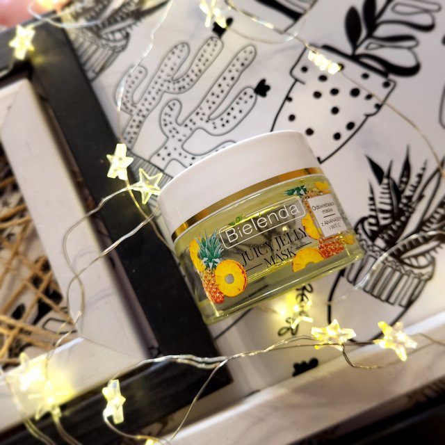 Bielenda Juicy Jelly Mask, Maseczka do twarzy, Ananas i witamina C