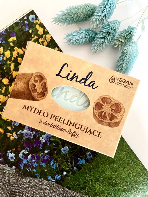 Peelingujące mydło w kostce Linda 