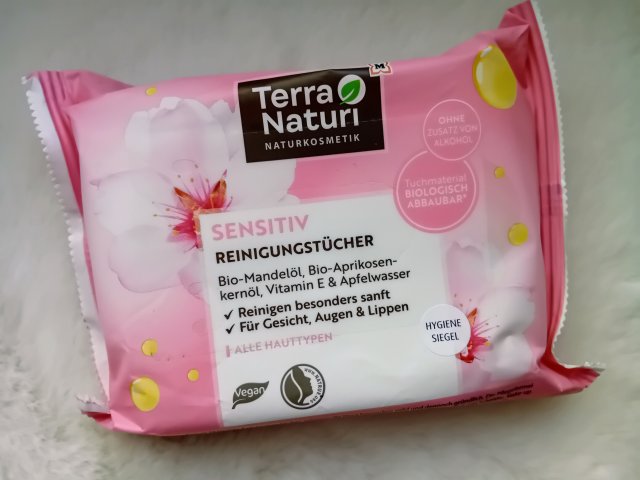 Terra Naturi Chusteczki nawilżane do demakijażu, Sensitiv