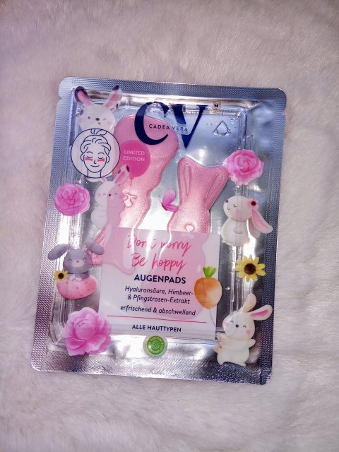 CV Hydrożelowe płatki pod oczy, Don't worry Be happy