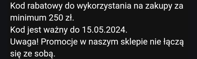 kody rabatowe 