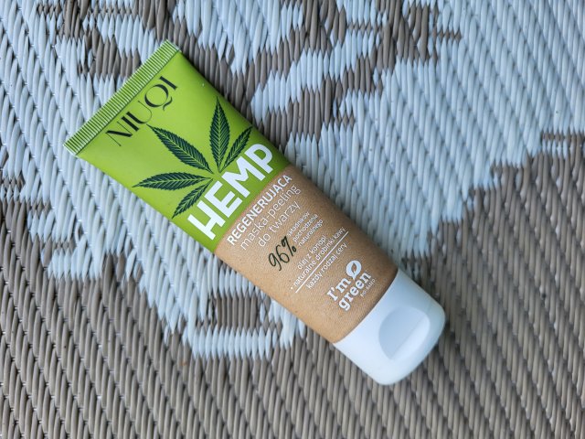 NIUQI Hemp, Maska-peeling do twarzy, Regenerująca, Każdy rodzaj cery