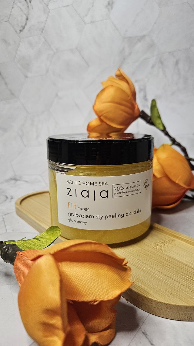 Ziaja Baltic Home SPA, Fit, Peeling do ciała, Glicerynowy, Gruboziarnisty, Mango