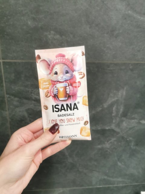 Isana I love you snow much, Sól do kąpieli 