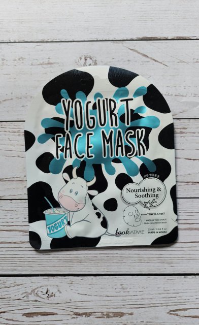 Look At Me Maska do twarzy w płacie, Yogurt Gave Mask, Nourishing&Soothing, Wygładzająca i Odżywcza