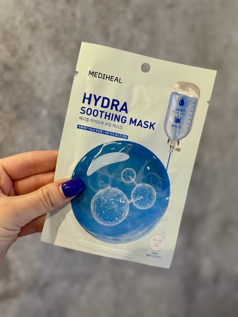 Mediheal Maska do twarzy w płacie, Hydra Soothing, Nawilżająca 