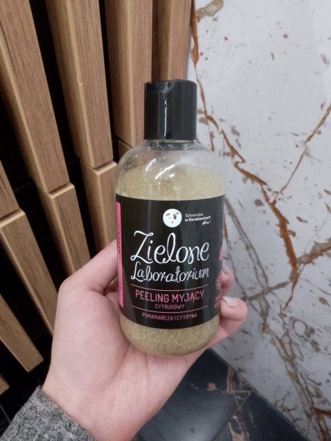 Zielone Laboratorium Peeling myjący, Cytrusowy