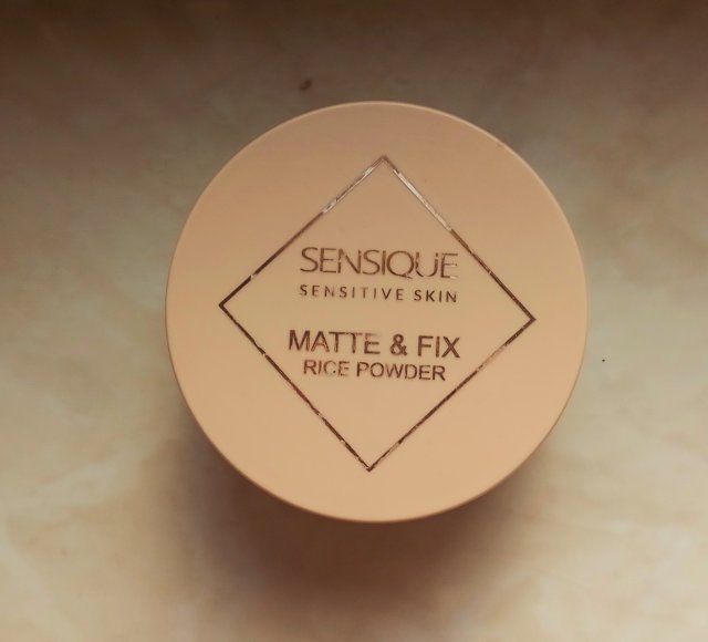 Sensique Sensitive Skin, Matte &F ix Rice Powder, Puder ryżowy, Matująco-utrwalający