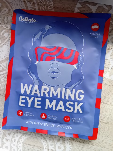 Dayes Europe B.V Belluto, Maska na oczy, Warming Eye Mask, Rozgrzewająca, Zapach lawendy