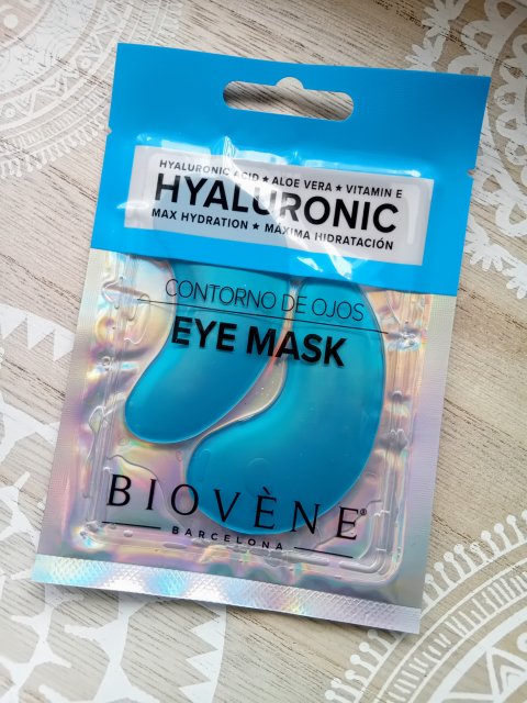 Biovene Barcelona Eye Mask, Płatki pod oczy, Hyaluronic, Aloe Vera, Vitamin E