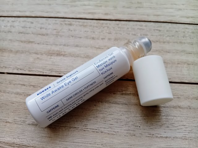Korres Żel pod oczy, Greek Yoghurt, Chłodzący, Roll-on