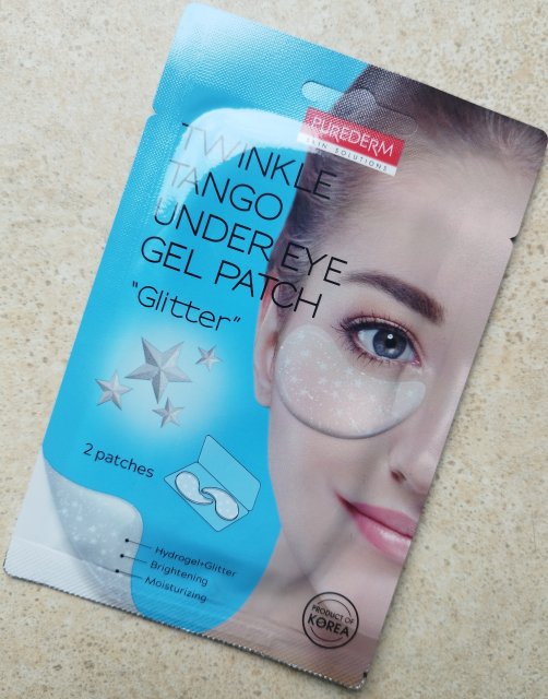 Purederm Płatki pod oczy, Przeciwzmarszczkowe, Twinkle Tango, Under Eye Gel Catch, Glitter