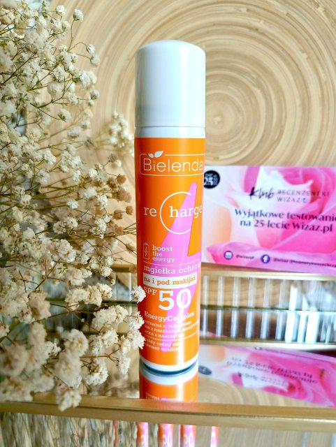 Bielenda Recharge, Mgiełka ochronna SPF 50