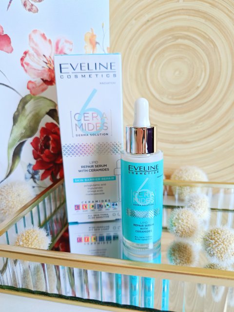 Eveline 6 Ceramides, Serum do twarzy, Lipidowe, Naprawcze, Z ceramidami