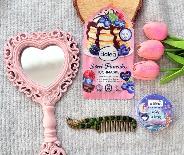 Balea Maseczka do twarzy w płacie, Sweet Pancake