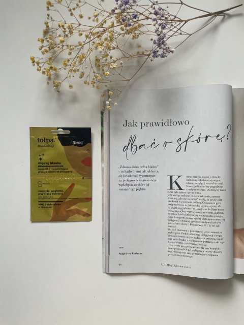 Tołpa Masking, Maseczka do twarzy, Więcej Blasku, Rozświetlająca, Przeciw oznakom zmęczenia