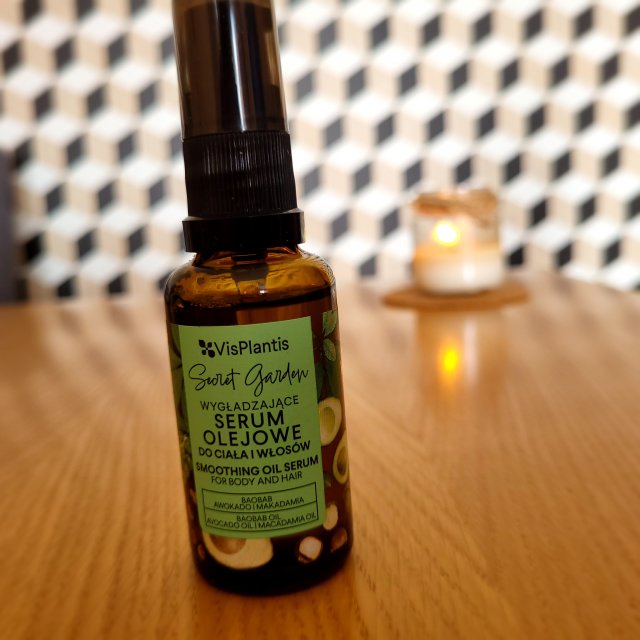 Vis Plantis Secret Garden, Serum olejowe do ciała i włosów, Wygładzające