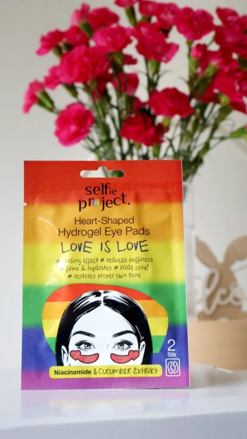 Selfie Project Płatki pod oczy, Hydrożelowe, Love Is Love, Niacynamide & Cucumber Extract