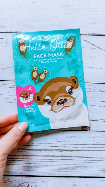 Maxbrands Marketing B.V. Maseczka do twarzy w płacie, Hello Otter