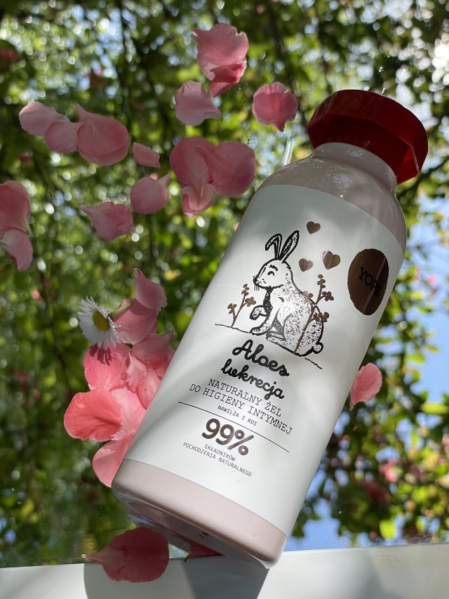 YOPE Żel do higieny intymnej, Aloes i lukrecja