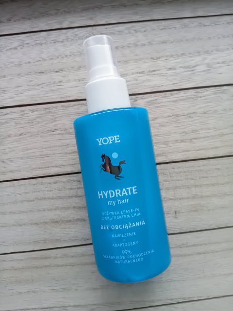 YOPE Odżywka do włosów, Hydrate My Hair, Leave-in, Z ekstraktem chia, Bez obciążania, Nawilżenie