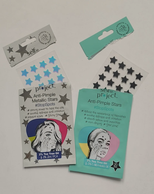 Selfie Project Plastry do twarzy na wypryski, Anti-pimple Stars